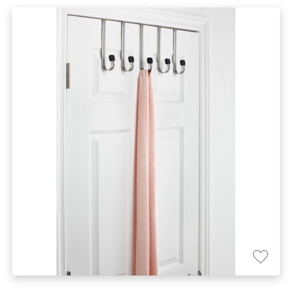 🆕 Linger Over the Door 5 Hook Black/Nickel Loft by Umbra - Picture 3 of 7